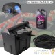 Kit De Filtration, Avec UV 18W, + Bactéries 2500 ml Pour Bassin De Jardin : 5 à 10 m³