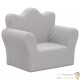 Fauteuil en mousse pour chambre enfant. Gris. De qualité et Très confortable