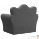 Fauteuil en mousse pour chambre enfant. Gris Anthracite. De qualité et Très confortable