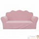 Canapé en mousse pour chambre enfant. Rose. De qualité et Très confortable