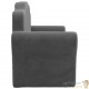 Canapé en mousse pour chambre enfant. Gris Anthracite. De qualité et Très confortable
