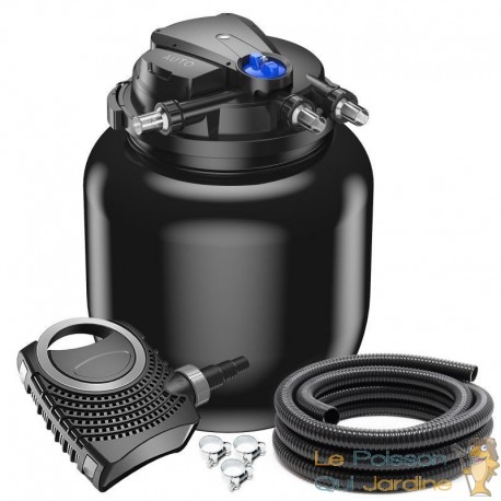 Kit Filtration Bassins De jardin, Sous Pression, UV 55W, Jusqu'à 100000 Litres