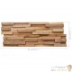 20 Panneaux Parement Mural en Bois. 2,16 m² Effet 3D. Décoration intérieure