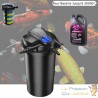 Filtre Bassin De Jardin Sous Pression, + Bactéries 2500 ml UV 18W, Max 20000L, Modèle Premium