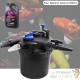 Filtre Pour Bassins De Jardin Sous Pression, UV 11W, Jusqu'à 8000 L + Bactéries 1000 ml