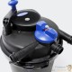 Filtre bassins de jardin sous pression UV 11W jusqu'à 12000 litres + Bactéries 2500 ml