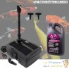 Pompe Filtre + Jets + UV Pour Bassin De Jardin Jusqu'à 2000 Litres + Bactéries 1000 ml