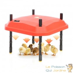 Panneau Chauffant Poussins 25 X 30 cm. 20W. Plaque Chauffante 20 Poussins environ
