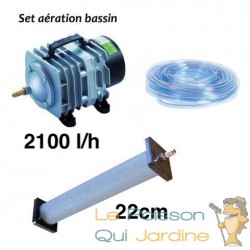 Set aération N4 bassin de jardin de 1000 à 3000 litres