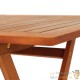 Salla à manger de jardin Bois 4 chaises et table de 120 cm