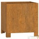 Jardinière Acier Corten Avec Pieds 42 x 40 x 43 cm cm. Aspect Rouille, Très tendance. Jardin, Patio, Balcon