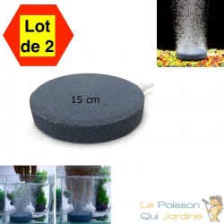 2 Diffuseurs D'Air, Forme De Disque 15 cm Pour Bassins De Jardins, Étangs et aquariums