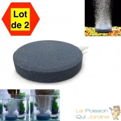 2 Diffuseurs D'Air, Forme De Disque 12 cm Pour Bassins De Jardins, Étangs et aquariums