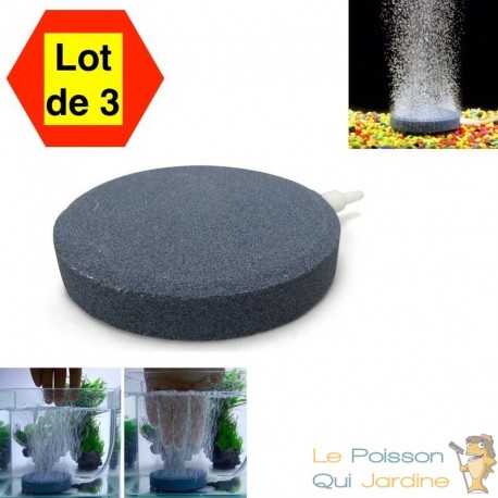 3 Diffuseurs D'Air, Forme De Disque 12 cm Pour Bassins De Jardins, Étangs et aquariums