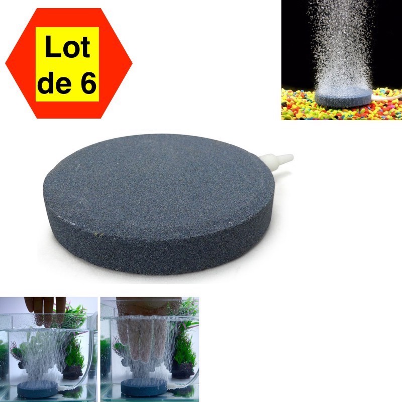 6 Diffuseurs D'Air, Bulleur Disque 12 cm Bassins De Jardin, Étangs