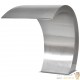 Cascade - Fontaine incurvée + LED Inox Bassin De Jardin & Piscine 45 X 30 X 60 cm
