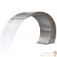 Cascade - Fontaine incurvée + LED Inox Bassin De Jardin & Piscine 45 X 30 X 60 cm