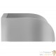 Cascade - Fontaine incurvée + LED Inox Bassin De Jardin & Piscine 30 x 34 x 14 cm