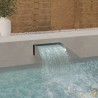 Cascade - Fontaine Inox Bassin De Jardin & Piscine 45 x 34 x 14 cm
