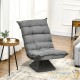 Fauteuil Design, Chill et Relax Tissu GRIS. Idéal pour la relaxation et le bien-être