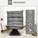Fauteuil Design, Chill et Relax Tissu GRIS. Idéal pour la relaxation et le bien-être