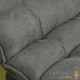 Fauteuil Design, Chill et Relax Tissu GRIS. Idéal pour la relaxation et le bien-être