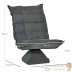 Fauteuil Design, Chill et Relax Tissu GRIS. Idéal pour la relaxation et le bien-être