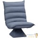 Fauteuil Design, Chill et Relax Tissu GRIS/BLEU. Idéal pour la relaxation et le bien-être