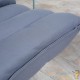 Fauteuil Design, Chill et Relax Tissu GRIS/BLEU. Idéal pour la relaxation et le bien-être