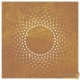 Plaque Tableau Décoration Murale Jardin 55 cm de long: Soleil Simple En Corten
