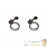 2 Colliers de serrage pour tuyau 20 mm pour bassin
