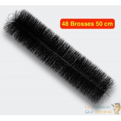 48 brosses de filtration 50 cm pour filtre de bassins de jardin