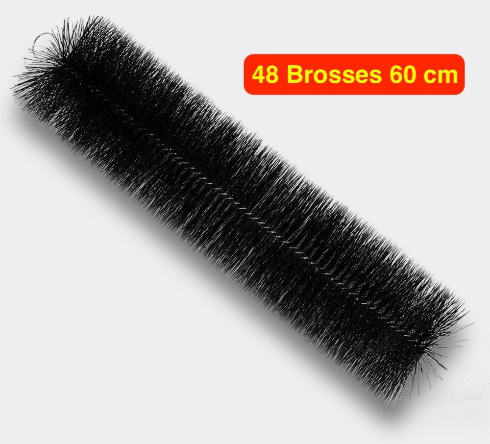 48 Brosses De Filtration 60 cm Pour Filtre De Bassins De Jardin