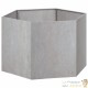 Lot de 2 Jardinières Acier Corten Hexagonale 60 X 60 X 45 cm. Aspect Rouille, Très tendance. Jardin, Patio, Balcon