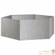 Lot de 2 Jardinières Acier Corten Hexagonale 138 X 138 X 45 cm. Aspect Rouille, Très tendance. Jardin, Patio, Balcon