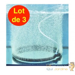 Lot de 3 Diffuseurs D'Air Poreux 80 cm Pour Bassins De Jardin + Tuyau