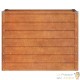 Jardinière Relief Acier Corten 100 X 40 X 77 cm. Aspect Rouille, Très tendance. Jardin, Patio, Balcon