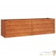 Jardinière Relief Acier Corten 160 X 40 X 45 cm. Aspect Rouille, Très tendance. Jardin, Patio, Balcon