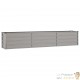 Jardinière Relief Acier Corten 240 X 40 X 45 cm. Aspect Rouille, Très tendance. Jardin, Patio, Balcon