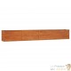 Jardinière Relief Acier Corten 320 X 40 X 45 cm. Aspect Rouille, Très tendance. Jardin, Patio, Balcon
