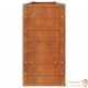 Jardinière Relief Acier Corten 320 X 40 X 77 cm. Aspect Rouille, Très tendance. Jardin, Patio, Balcon