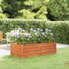 Jardinière Relief Acier Corten 160 X 80 X 45 cm. Aspect Rouille, Très tendance. Jardin, Patio, Balcon
