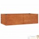 Jardinière Relief Acier Corten 160 X 80 X 45 cm. Aspect Rouille, Très tendance. Jardin, Patio, Balcon