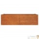 Jardinière Relief Acier Corten 160 X 80 X 45 cm. Aspect Rouille, Très tendance. Jardin, Patio, Balcon