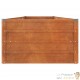 Jardinière Relief Acier Corten 320 X 80 X 45 cm. Aspect Rouille, Très tendance. Jardin, Patio, Balcon