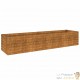 Jardinière Relief Acier Corten 194 X 50 X 36 cm. Aspect Rouille, Très tendance. Jardin, Patio, Balcon