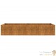 Jardinière Relief Acier Corten 194 X 50 X 36 cm. Aspect Rouille, Très tendance. Jardin, Patio, Balcon