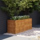 Jardinière Relief Acier Corten 196 X 50 X 69 cm. Aspect Rouille, Très tendance. Jardin, Patio, Balcon