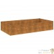 Jardinière Relief Acier Corten 195 X 100 X 36 cm. Aspect Rouille, Très tendance. Jardin, Patio, Balcon