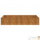 Jardinière Relief Acier Corten 195 X 100 X 36 cm. Aspect Rouille, Très tendance. Jardin, Patio, Balcon
